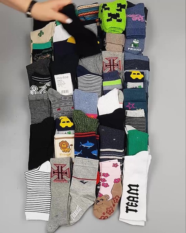 Фотография  543 - Носки дети СТОК зима#5 кг, ЛОТ №4870 оптом в Магадане и Магаданской области