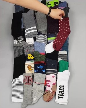 Фотография  966 - Носки дети СТОК зима#5 кг, ЛОТ №4870 оптом в Магадане и Магаданской области