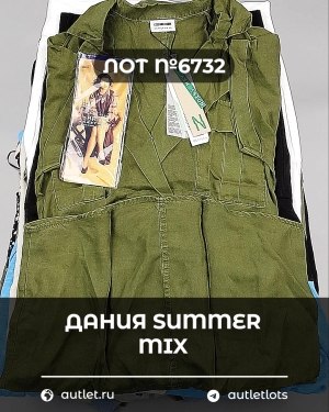 Купить ДАНИЯ Summer mix 24#15 кг, ЛОТ №6732 оптом в Магадане и Магаданской области