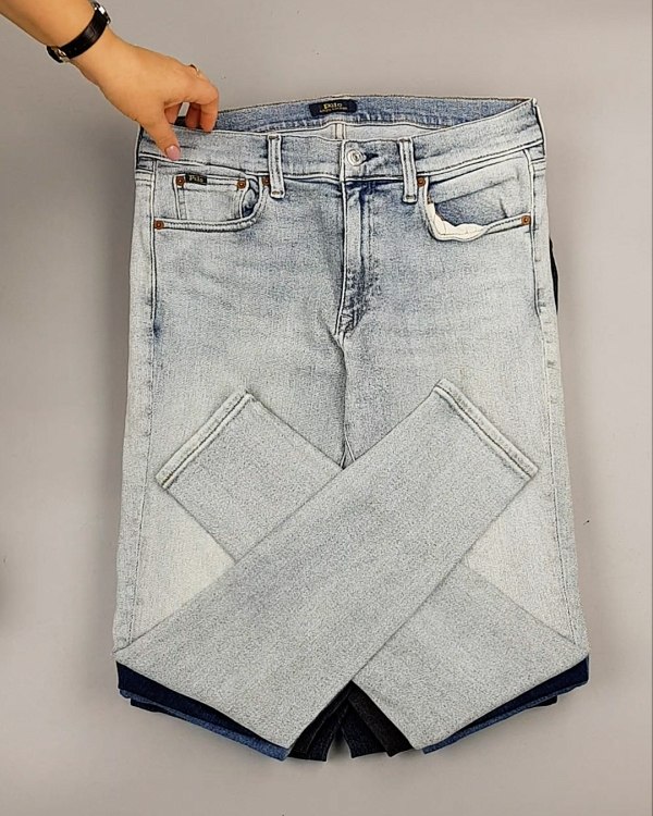 Фотография  803 - Cream Джинсы женские#25 кг оптом в Магадане и Магаданской области