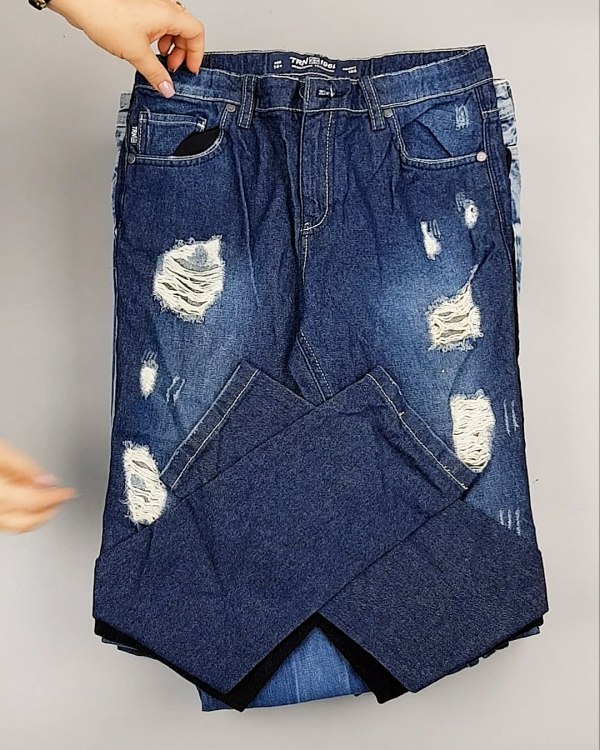 Фотография  623 - Cream Джинсы женские#25 кг оптом в Магадане и Магаданской области