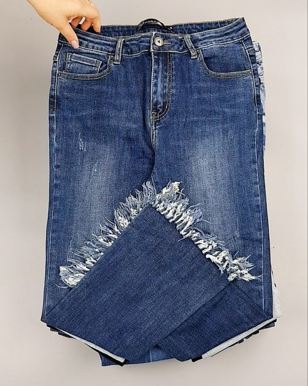 Фотография  197 - Cream Джинсы женские#25 кг оптом в Магадане и Магаданской области