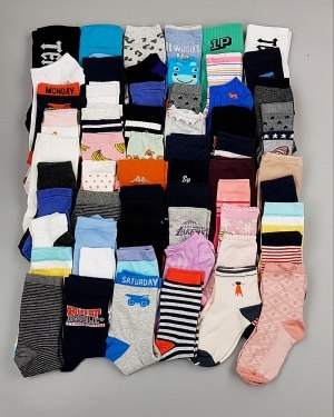 Купить Носки дети СТОК лето#5 кг, ЛОТ №6993 оптом в Магадане и Магаданской области