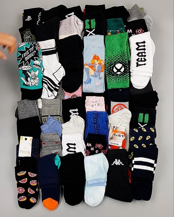 Фотография  307 - Носки дети СТОК зима#5 кг, ЛОТ №6988 оптом в Магадане и Магаданской области