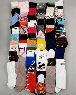 Купить Носки дети СТОК зима#5 кг, ЛОТ №6986 оптом в Магадане и Магаданской области