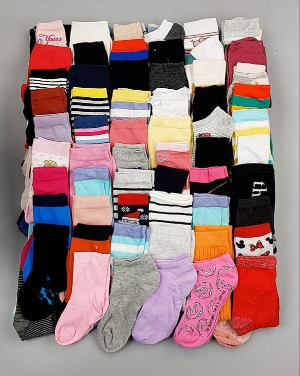 Фотография  596 - Носки дети СТОК лето#5 кг, ЛОТ №6993 оптом в Магадане и Магаданской области