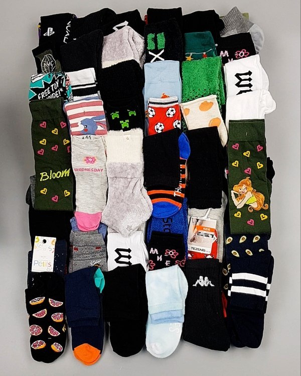 Фотография  560 - Носки дети СТОК зима#5 кг, ЛОТ №6988 оптом в Магадане и Магаданской области