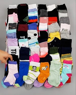 Фотография  551 - Носки дети СТОК лето#5 кг, ЛОТ №6993 оптом в Магадане и Магаданской области