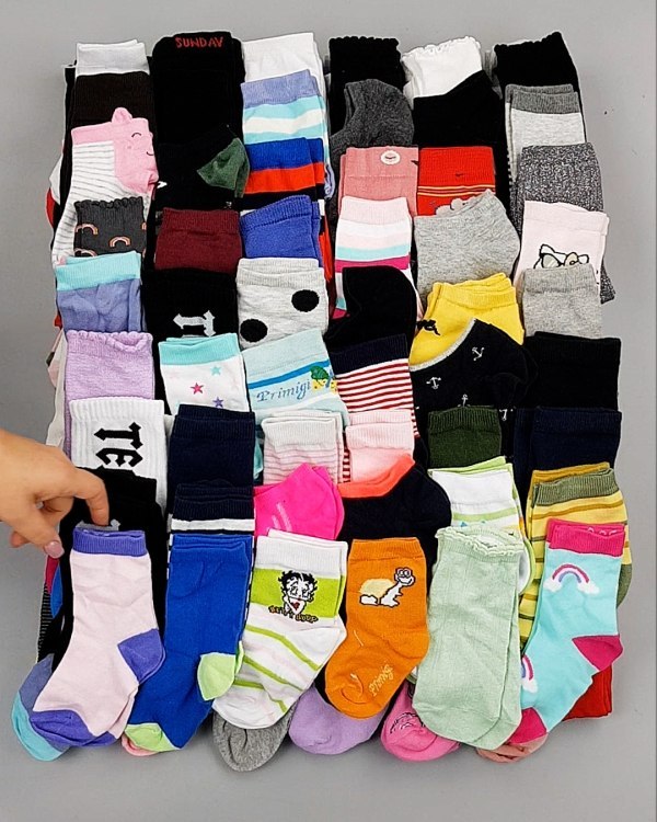 Фотография  127 - Носки дети СТОК лето#5 кг, ЛОТ №6993 оптом в Магадане и Магаданской области