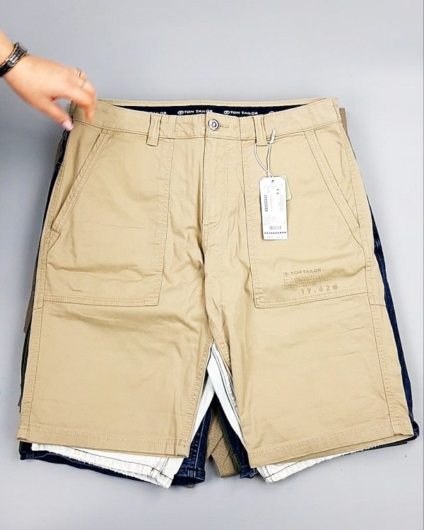 Фотография  821 - Шорты мужские TOM TAILOR 124#3,75 кг, ЛОТ №7600 оптом в Магадане и Магаданской области