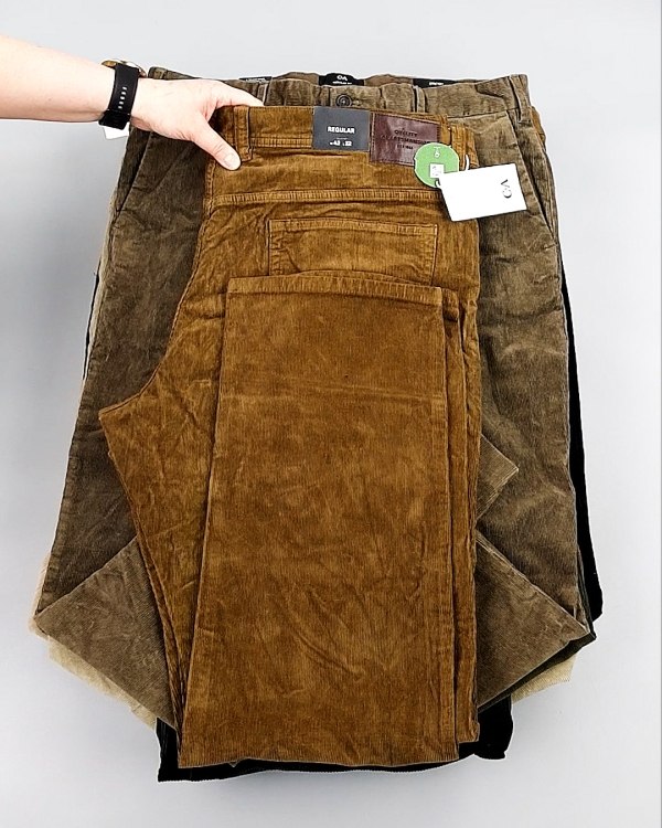 Фотография  243 - Брюки вельветовые м/ж C&A 025#10 кг, ЛОТ №8031 оптом в Магадане и Магаданской области