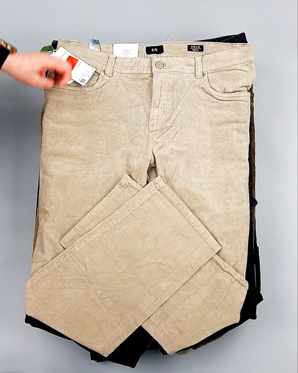 Фотография  225 - Брюки вельветовые м/ж C&A 025#10 кг, ЛОТ №7902 оптом в Магадане и Магаданской области