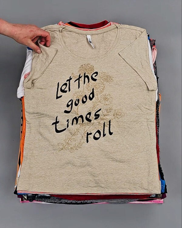 Фотография  513 - Футболки м/ж Cr+Ex#8 кг, ЛОТ № ВК0100 оптом в Магадане и Магаданской области