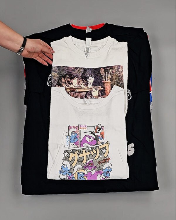 Фотография  782 - Футболки м/ж (Printed T-Shirts New)#5 кг, ЛОТ №8511 оптом в Магадане и Магаданской области