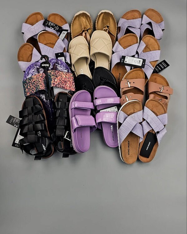 Фотография  604 - Обувь СТОК лето (сланцы) шт#18 шт, ЛОТ №8765 оптом в Магадане и Магаданской области