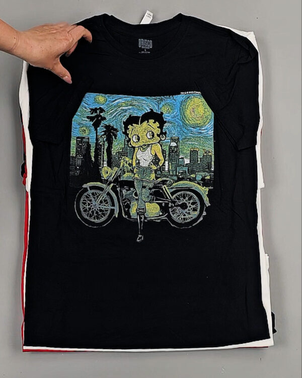 Фотография  985 - Футболки м/ж (Printed T-Shirts New)#5 кг, ЛОТ №8913 оптом в Магадане и Магаданской области