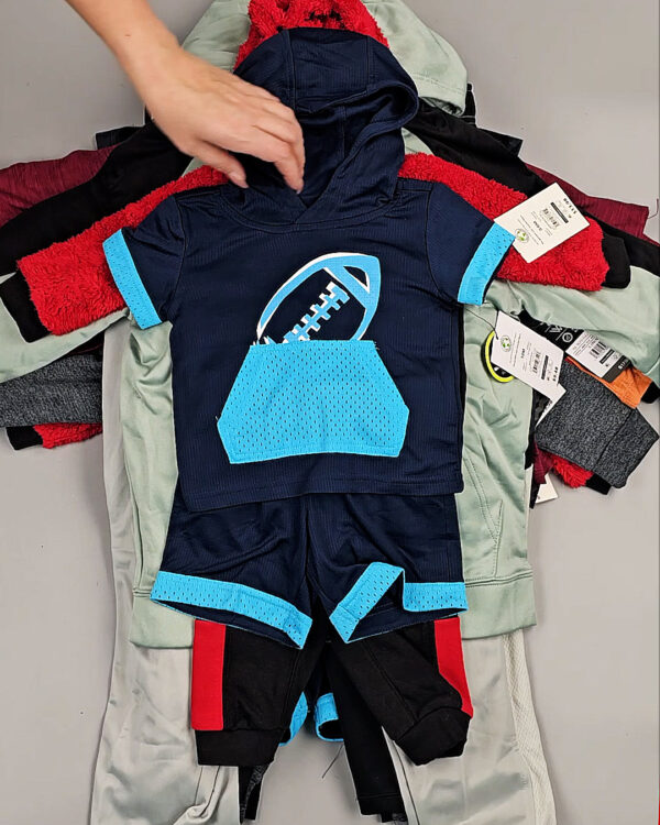 Фотография  923 - Спортивные костюмы дети CAN#6 кг, ЛОТ СТ-9737 оптом в Магадане и Магаданской области