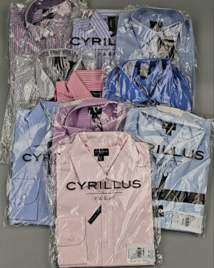 CYRILLUS Men рубашки дл/р AF28 - Сток оптом